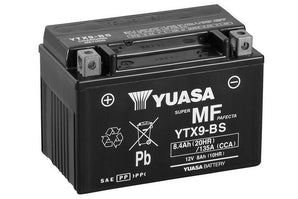 yuasa ytx9-bs btx9-bs triumph speed four 600 2003 2004 2005