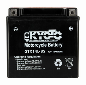 kyoto gtx14l-bs ytx14l-bs harley-davidson xl 1200 cx roadster sportster 2017