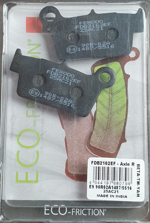 Pastiglie freno posteriore sherco se 2.5 i-f 4t enduro 2009 2010 2011