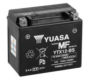 batteria yuasa ytx12-bs btx12-bs aprilia scarabeo 200 light 2011 2012 2013 2014