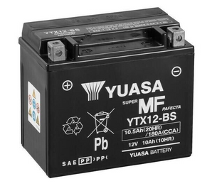 batteria yuasa ytx12-bs btx12-bs aprilia sportcity 300 cube 2008 2009 2010