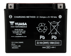 yuasa ytx24hl-bs artic cat bearcat widetrack 660  2003 2004 2005 2006 2007 2008