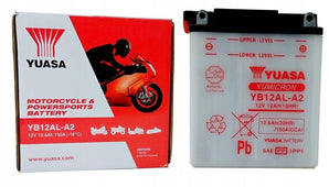 yuasa YB12AL-A2 senza acido BB12AL-A2 yamaha xv 535 virago 2002