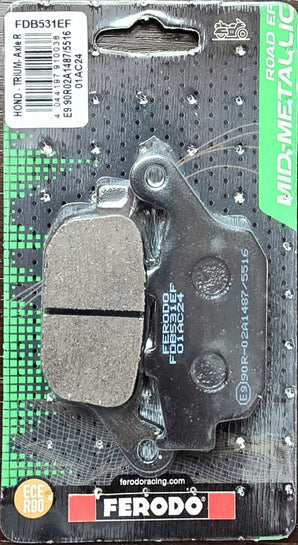 pastiglie freno posteriori ferodo fdb531ef triumph tt 600  2000 2001 2002 2003