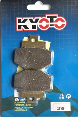pastiglie freno posteriori kyoto s1981 piaggio vespa gts 125 super ie 2009-2019
