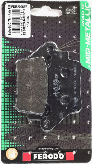 pastiglie freno posteriori ferodo fdb2005ef triumph tiger 850 sport  dal 2021